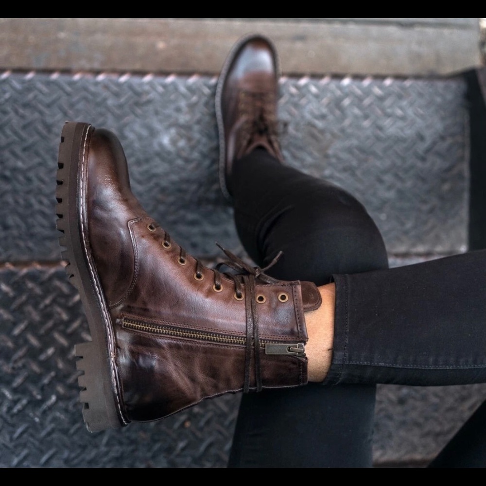 Thursday Combat Boots- JAVA Color - Picture 2 of 12